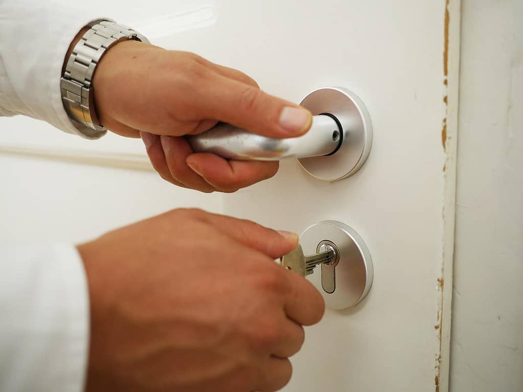 Push Button Door Lock